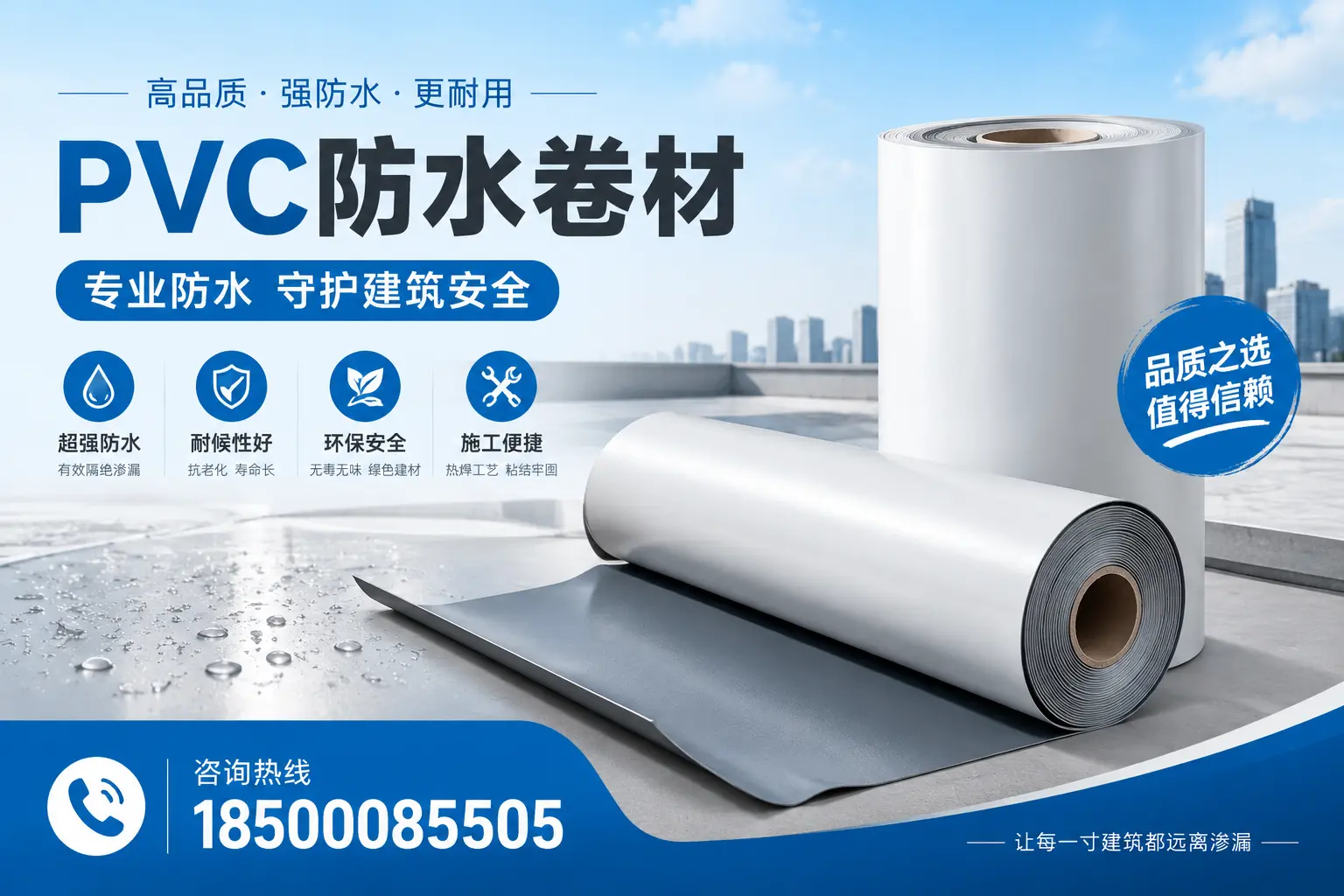张掖地区pvc防水卷材的市场现状与发展趋势