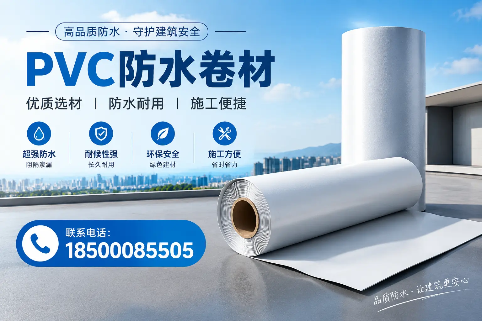 如何评估PVC防水卷材的性价比?张掖消费者必读